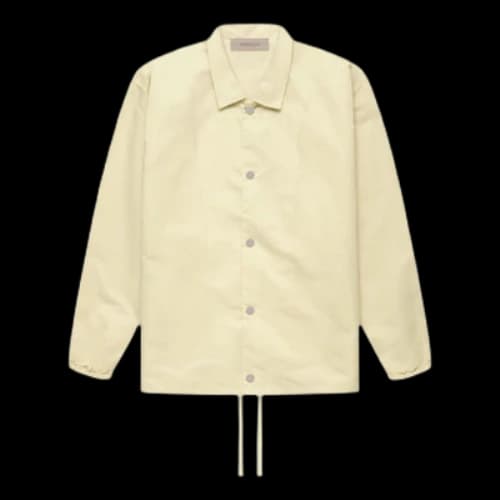 Fear of God Essentials FW22 Nylon Coaches Jacket 'Canary'