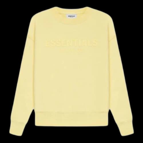 (GS) Fear of God Essentials SS21 Pull-Over Crewneck Yellow/Lemonade