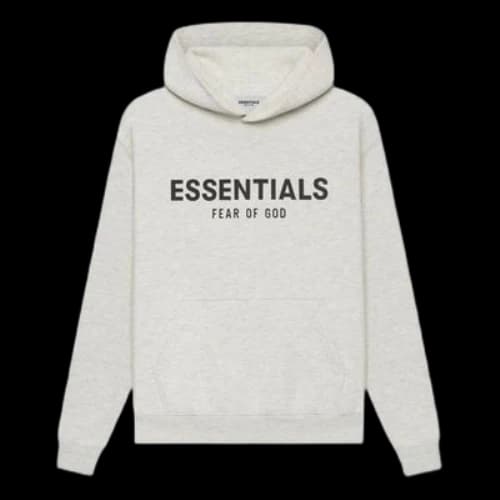 (GS) Fear of God Essentials SS21 Hoodie 'Light Heather Oatmeal'