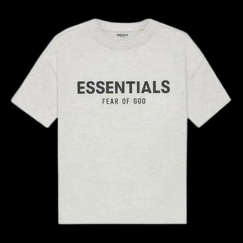 (GS) Fear of God Essentials SS21 Short Sleeve Tee Light Heather Oatmeal T