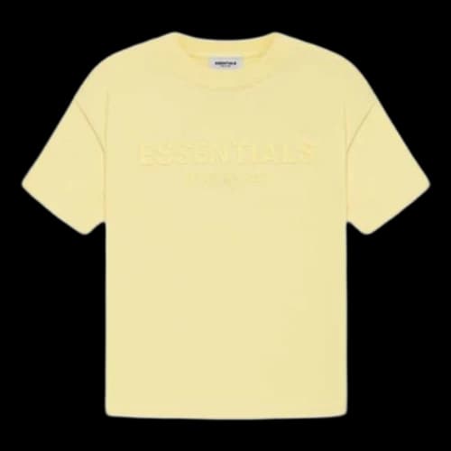 (GS) Fear of God Essentials SS21 Short Sleeve Tee Lemonade/Yellow