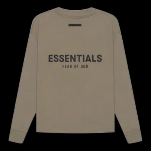 Fear of God Essentials SS21 Long Sleeve T-Shirt 'Taupe'