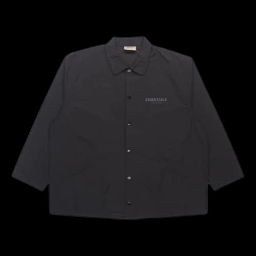 Fear of God Essentials SS21 Coaches Jacket Stretch Limo Black