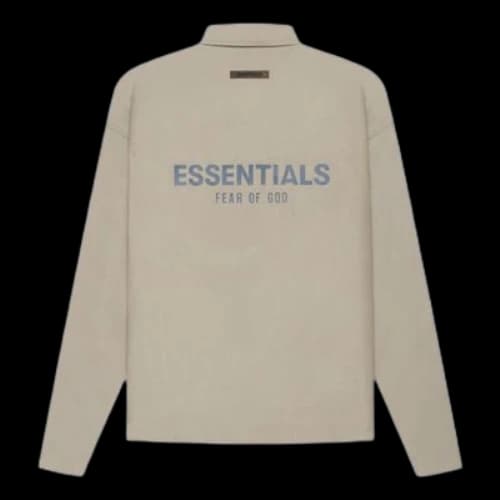 Fear of God Essentials SS21 Coaches Jacket Goat Moss