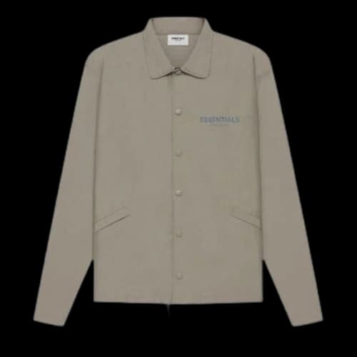 Fear of God Essentials SS21 Coaches Jacket Taupe