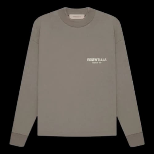 Fear of God Essentials SS22 Mensessentials Long Sleeve Tee 'Desert Taupe'