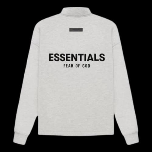Fear of God Essentials SS22 Relaxed Mockneck Light Oatmeal
