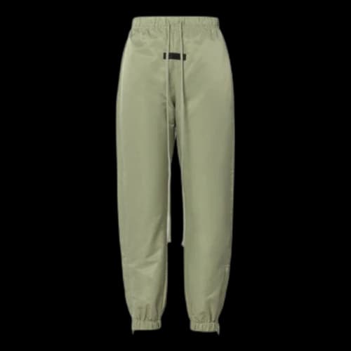 Fear of God Essentials SS22 Green Nylon Track PanK Seafoam