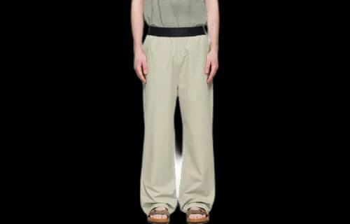 Fear of God Essentials SS22 Green Cotton Lounge Pants Seafoam