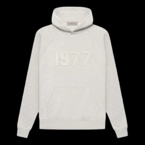 Fear of God Essentials SS22 1977 Hoodie 'Light Oatmeal'