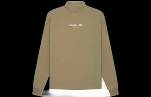 Fear of God Essentials SS22 Relaxed Mockneck Oak