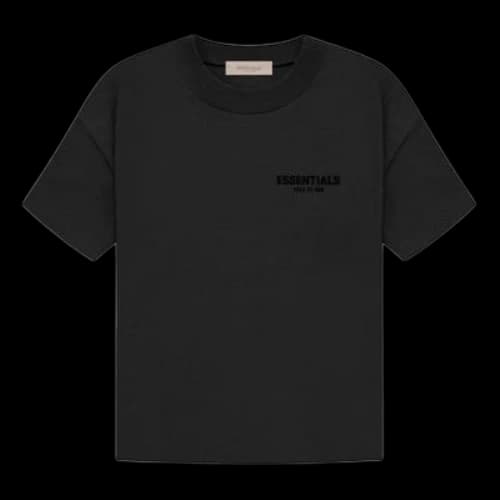 Fear of God Essentials SS22 Logo T-Shirt Black