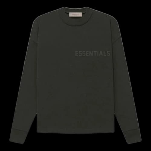 Fear of God Essentials SS23 Essentials L S Tee 'Off Black'