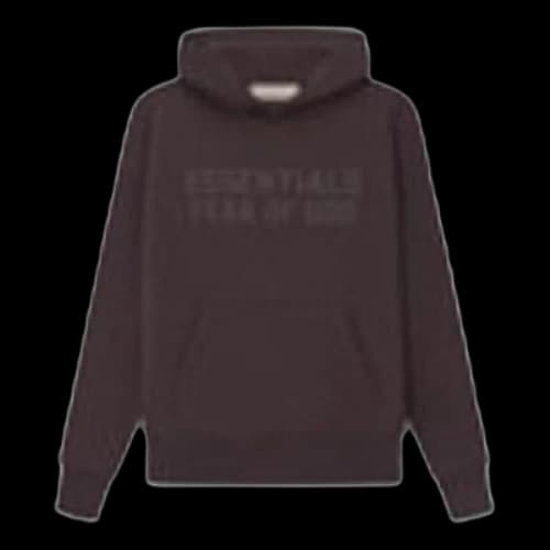 (PS) Fear of God Essentials SS23 Logo Hoodie 'Plum'