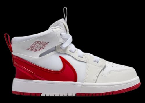 Jordan 1 Mid RM EasyOn White Black University Red (PS)