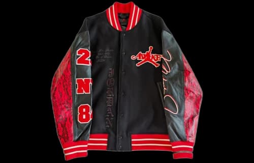 Jordan x Awake NY Varsity Jacket (Asia Sizing) University Red/Black
