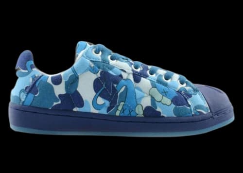 BAPE A Bathing Ape Skull Sta KAWS Blue Camo