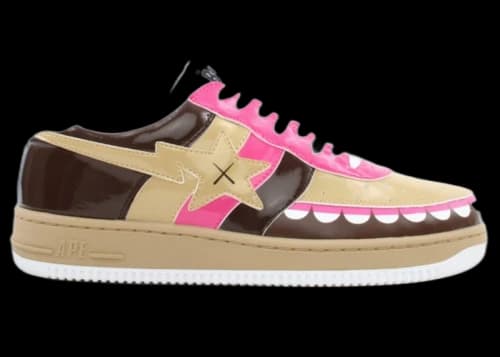 A Bathing Ape Bape Sta Low KAWS Chompers Coffee