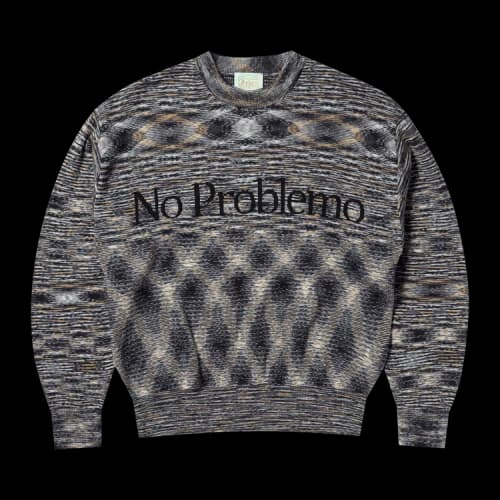 Aries Space Dye No Problemo Knit 'Black'
