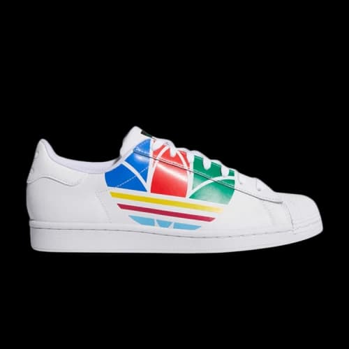 adidas Superstar Pure 'Colorful Trefoil - Cloud White'