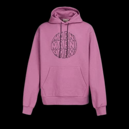 Marni Hooded Sweatshirt 'Cassis'