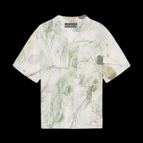 Reese Cooper Desert Brush Printed Mesh Short-Sleeve Cargo Shirt 'Multicolor'