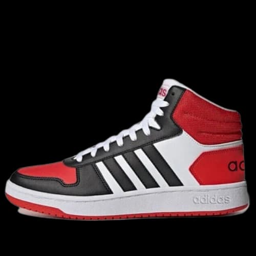 adidas Hoops 2.0 Mid 'Black Red'