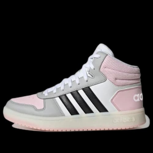 adidas Hoops 2.0 Mid 'White Pink Black' (Women's)
