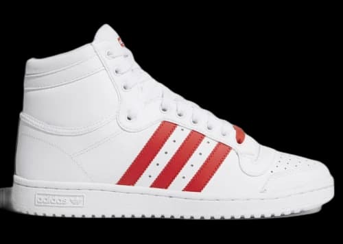 adidas Top Ten Hi Cloud White Lush Red