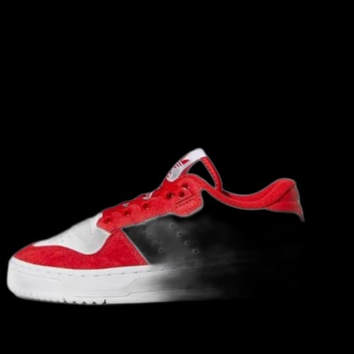 (GS) adidas Rivalry Low J 'White Red'