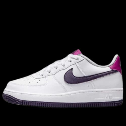 (GS) Nike Air Force 1 Low 'White Dark Raisin'