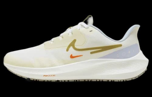 Nike Air Zoom Pegasus Shield Road Running Shoes 'Pale Ivory White Gold' (Women's)