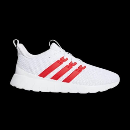 adidas Questar Flow 'White Scarlet'