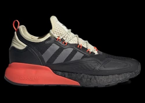 adidas ZX 2K Boost Black Solar Red