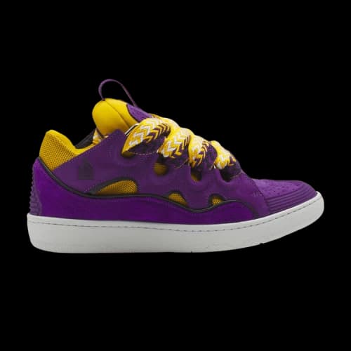 Lanvin Curb Sneakers 'Purple Yellow' (Women's)