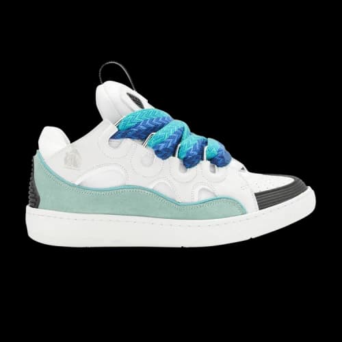 Lanvin Curb Sneakers 'White Green' (Women's)