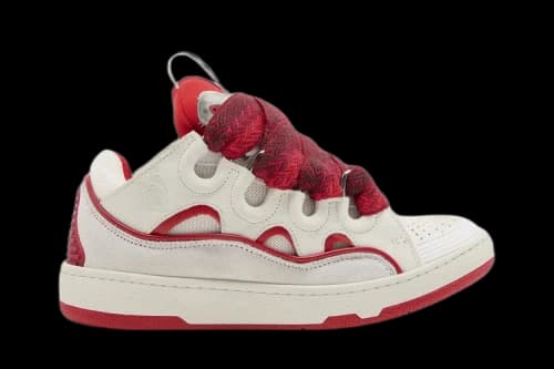Lanvin Curb Sneakers 'White Red' (Women's)
