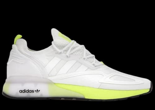 adidas ZX 2K Boost Cloud White Solar Yellow