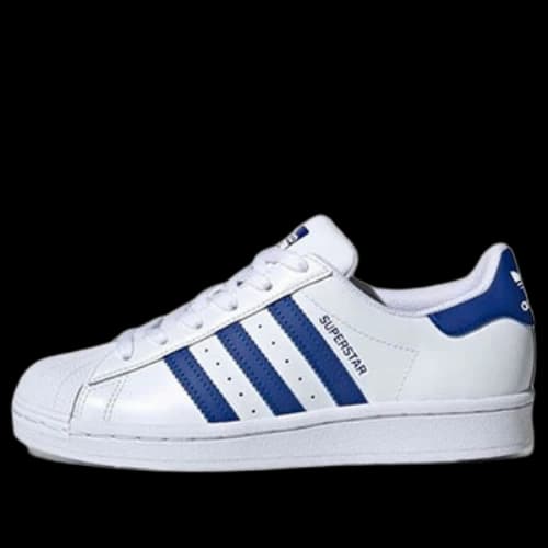 (GS) adidas originals Superstar J 'White Blue'