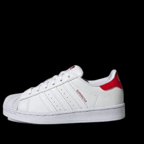 (PS) adidas originals Superstar 'White Red'