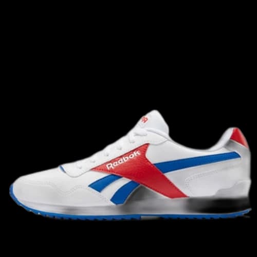 Reebok Royal Glide Ripple Clip Running Shoes 'White Blue Red'