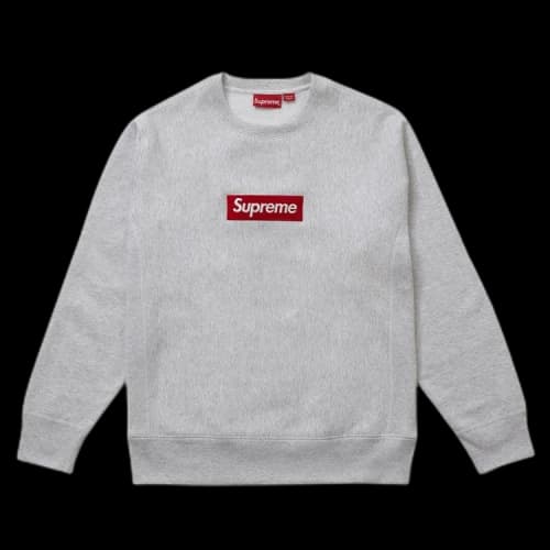 Supreme Box Logo Crewneck 'Heather Grey'