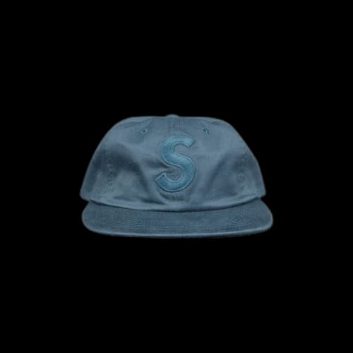 Supreme Tonal S Logo 6-Panel Hat 'Slate'