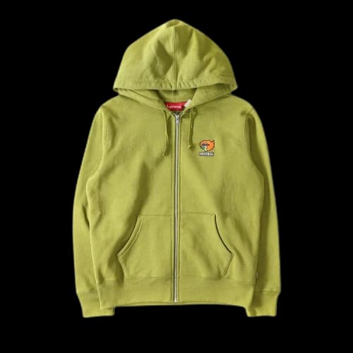 Supreme Gonz Ramm Zip Up Sweatshirt 'Moss Green'