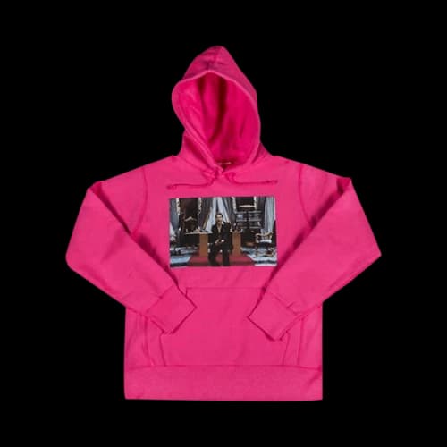 Supreme Scarface Friend Hooded Sweatshirt 'Magenta'