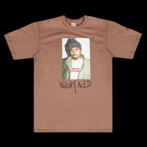 Supreme Nas T-Shirt 'Brown'