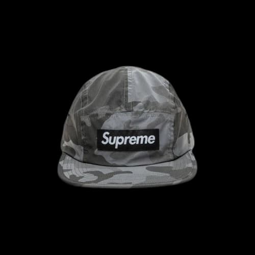 Supreme Reflective Camo Camp Cap 'Snow Camo'