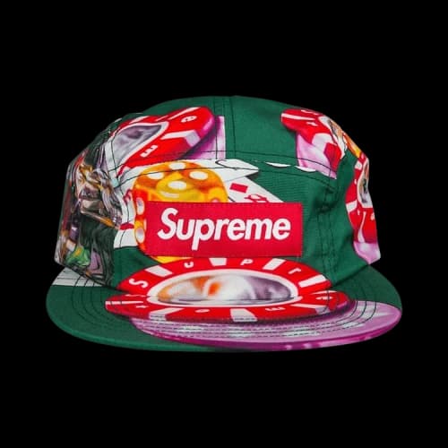 Supreme Casino Camp Cap 'Green'