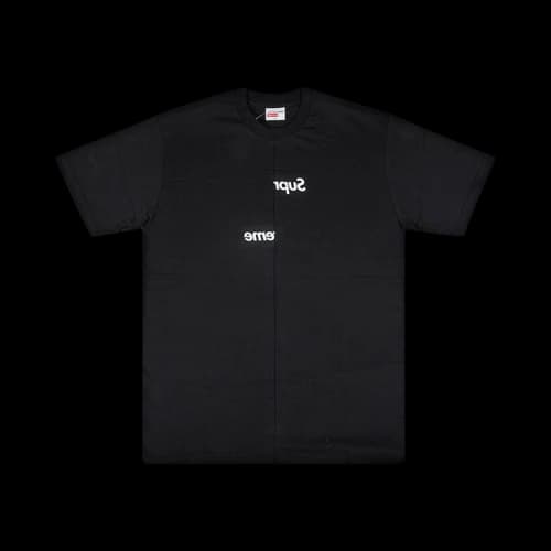 Supreme x Comme des Garçons Shirt Split Box Logo T-Shirt 'Black'