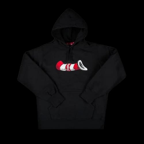 Supreme Cat in the Hat Hooded Sweatshirt 'Black'